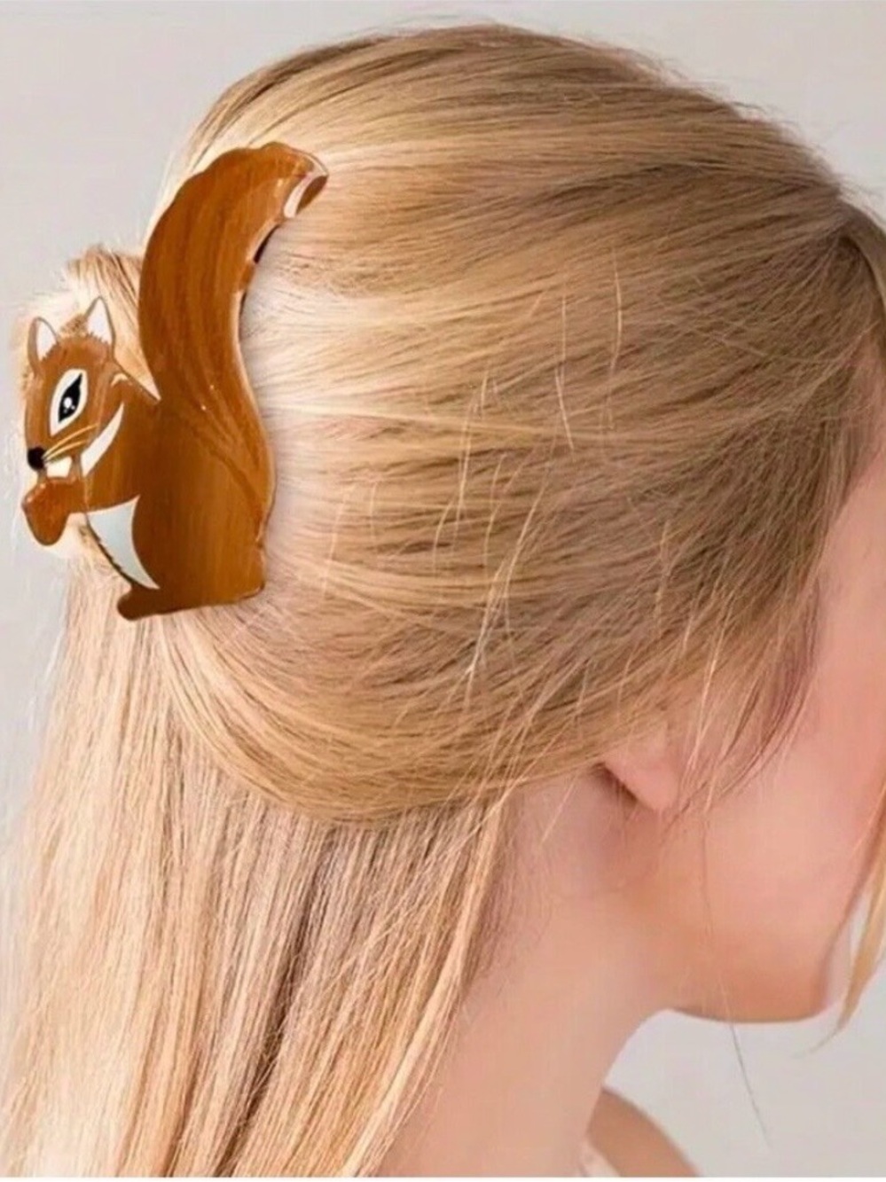 Squirrel 🐿️ Acrylic Hair Clip
